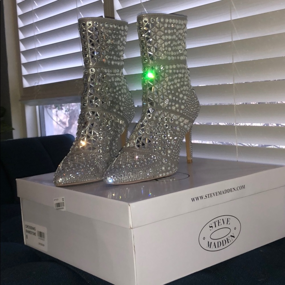 Rhinestone Steve Madden boots